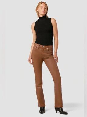 Hudson Barbara High Rise Bootcut Jean Coated Camel Cafe, Size 27